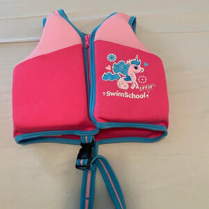 Aqua Leisure Swim School Swimming Vest Zip-Up Life Jacket summer beach